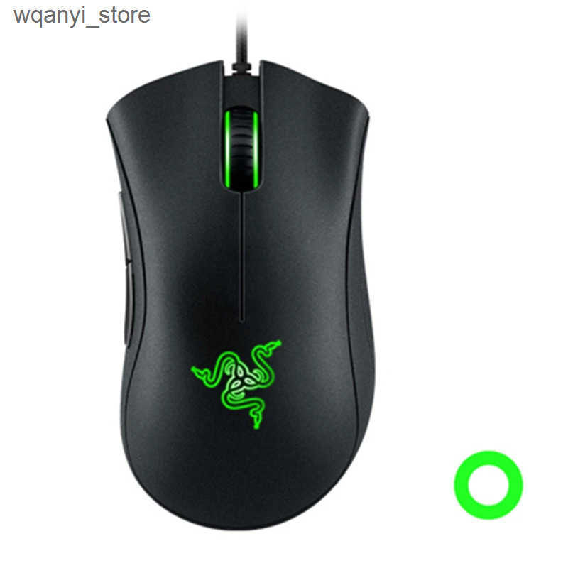 Mice Razer DeathAdder Essential Wired Gaming Mouse Mice 6400DPI Optical Sensor 5 Independently Buttons For Laptop PC Gamer L240910