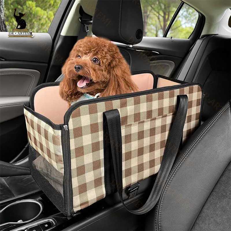 Dog Car Seat Covers Portable Cat Dog Travel Bed Car Safety Pet Seat Oxford Waterproof Fashion Transport Dog Carrier Bag for Small Do z241115
