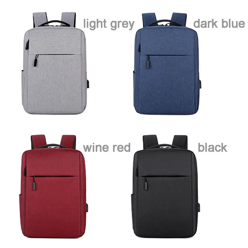Mens Women Laptop Backpack Waterproof USB Rucksack Travel School Shoulder Bag 241115