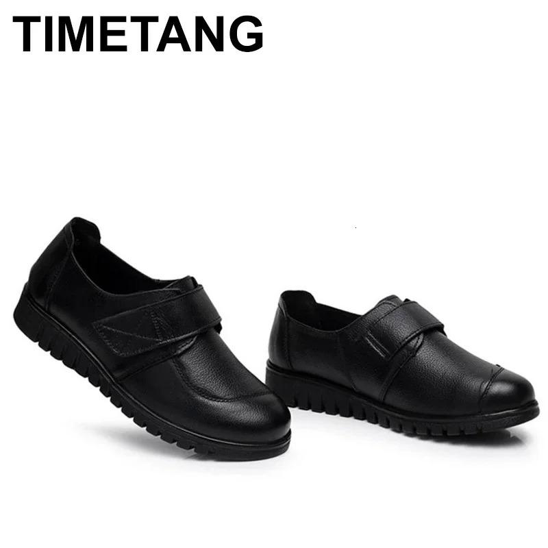 BEYARNE fashion ladies flat shoes round toe large size 35-41 sewn leather shoes womens sapato femininoE019 241115