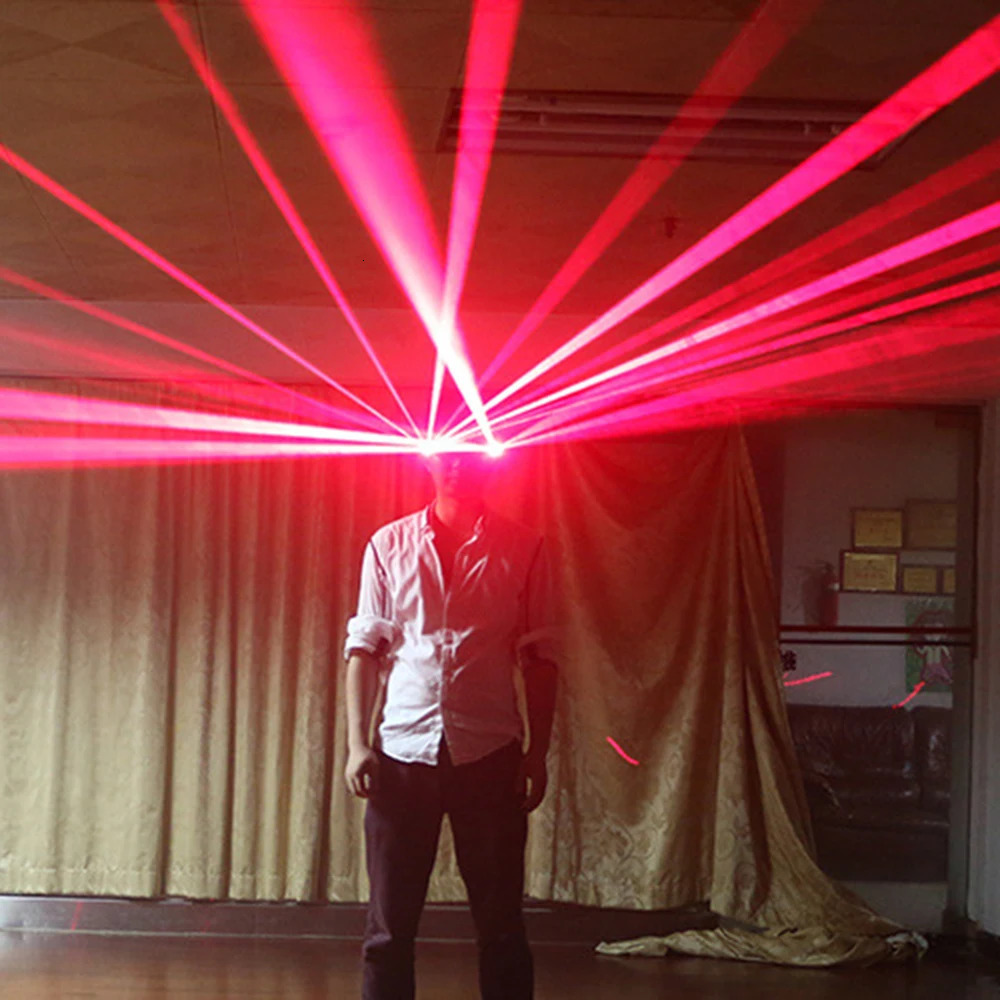 Laser glasses for party club display KTV dance stage atmospheric props flash LED luminous beam party supplies 241116