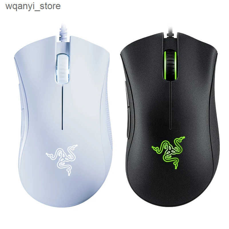 Mice Razer DeathAdder Essential Wired Gaming Mouse Mice 6400DPI Optical Sensor 5 Independently Buttons For Laptop PC Gamer L240910