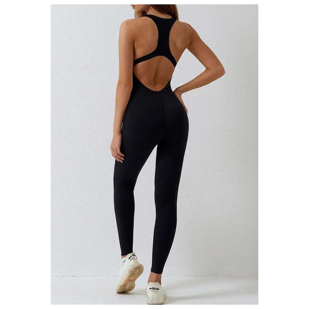 Stretch Bodysuit Gym Clothes Seamless Push Up Sportswear Jumpsuit Sweat Suit Womens Fiess Workout Set Dance Belly