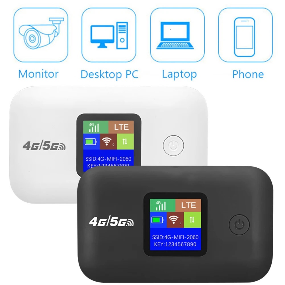 4G/5G portable wireless modem 150Mbps 4G LTE WIFI router 3000mAh pocket MIFI modem SIM card slot mobile WiFi spot 241115