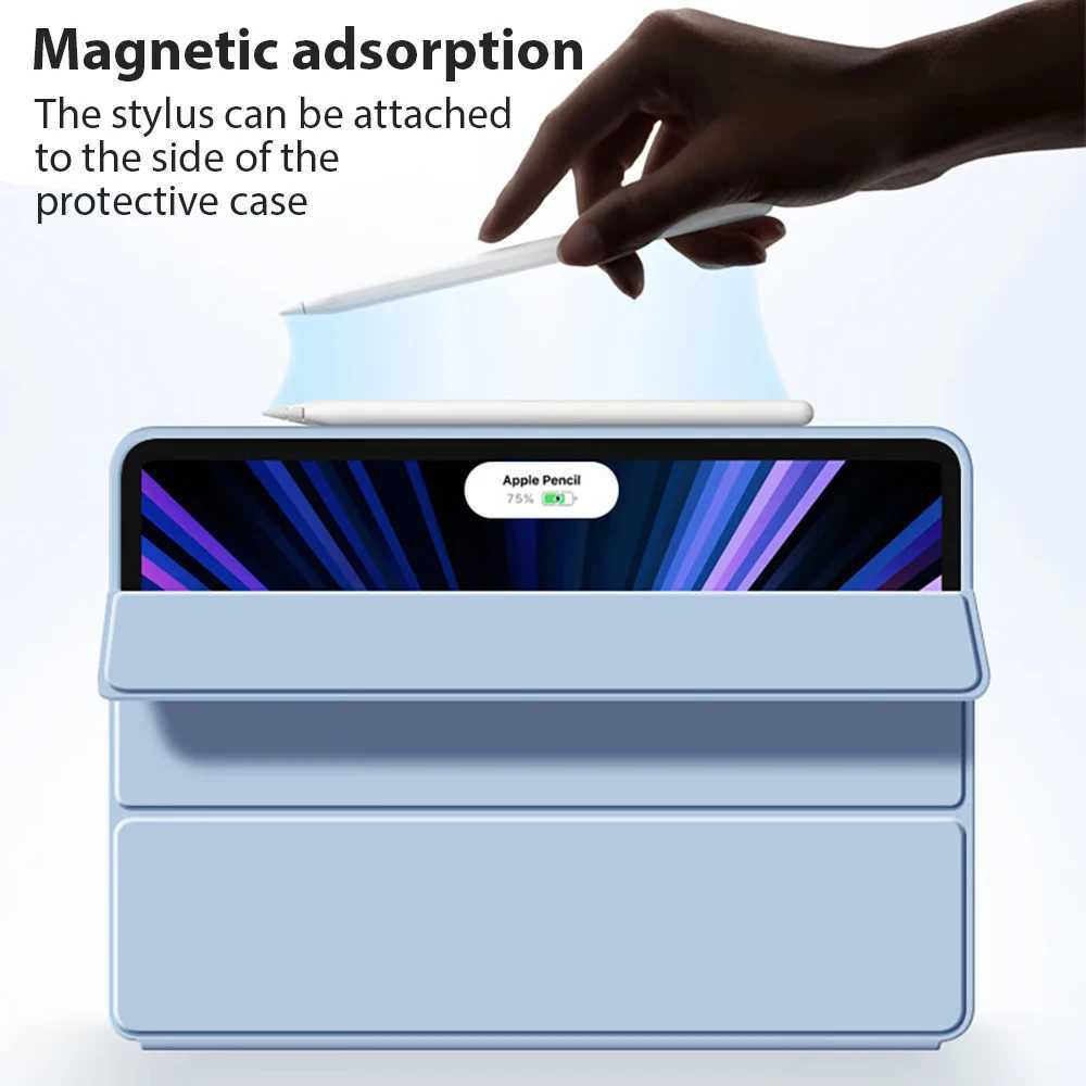 High Quality Suitable for iPad Pro 11 12.9 13 inch 2024 Case Air 5 4 3 9th 10.9 Generation Suitable for iPad 7th 8th 10.2 Mini 6 Pro 9.7 Flip Smart Co