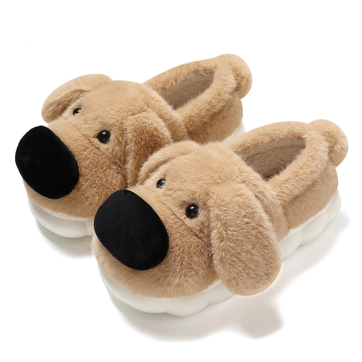 Cartoon Dog Plush Slippers For Womens Cartoon Cute 3D n indoor Home Unisex Slippers Winter QYCKABY OfficialWebsite 241115