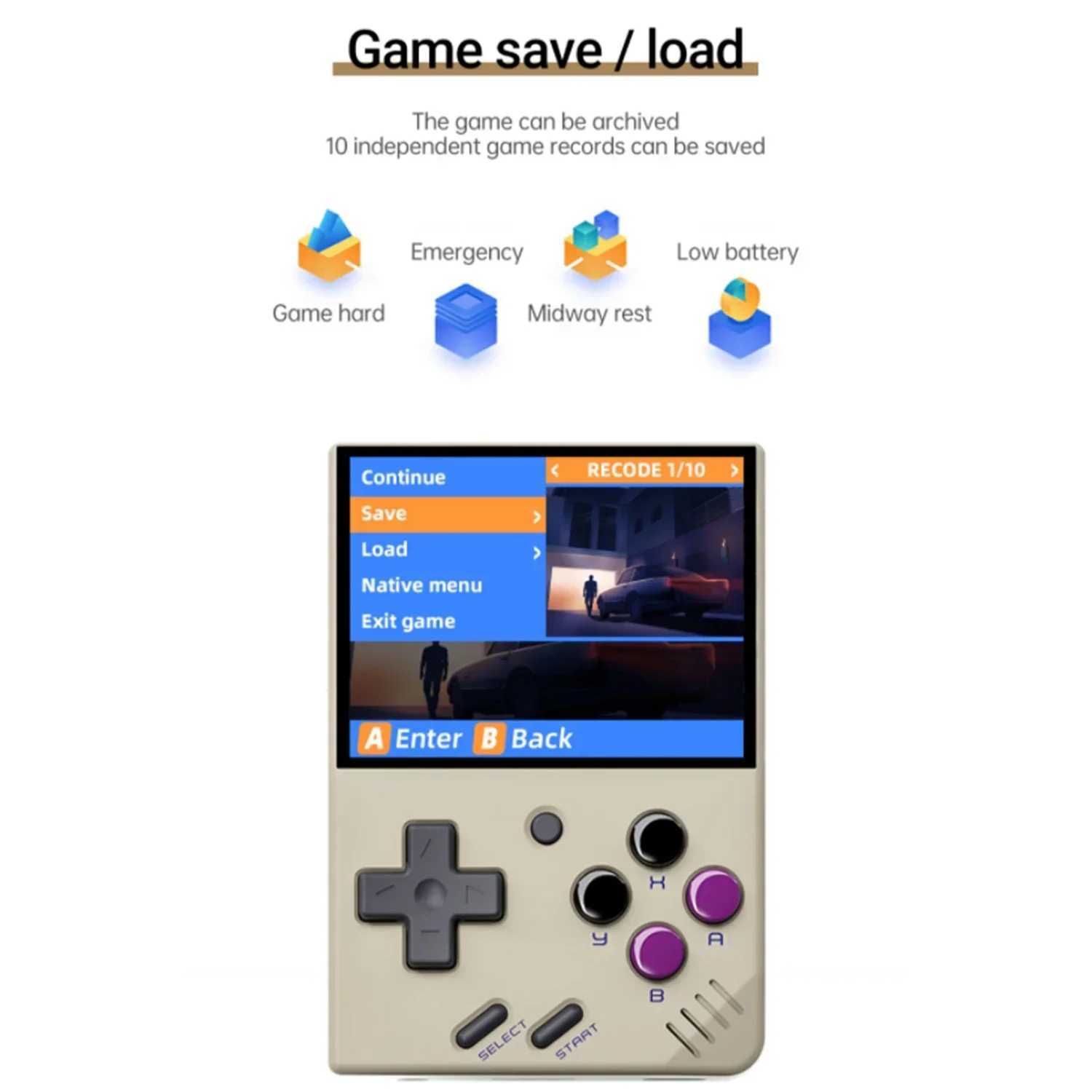 AMPOWN Miyoo Mini V4 Console 2.8-inch IPS OCA 1900mAh Handheld Game Player Linux System Portable Video Game Retro Game Console Y241115
