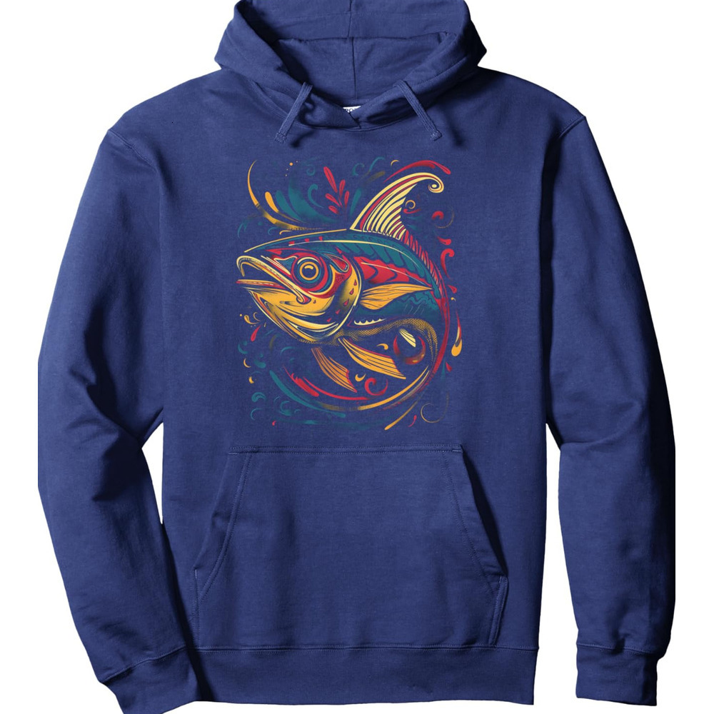 Hoodie for Mens Womens Fishing Fisherman Fish Graphic Design Sea Graphic Tees Pullover Hoodie Graphic Hoodies sweatshirt