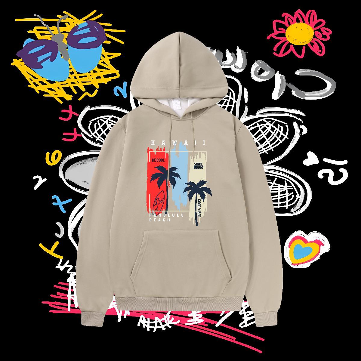 2024 Women's Hoodie Casual Beach Soft Lady Clothes Hoodie Black Oversized Tech Fleece Top Pullover Hoodie Breathable Soft