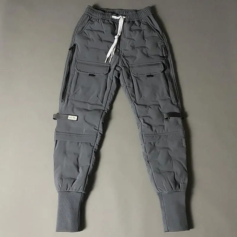 Mens underwear winter thick and loose upper high-quality fashion brushed cargo mens pants 241111