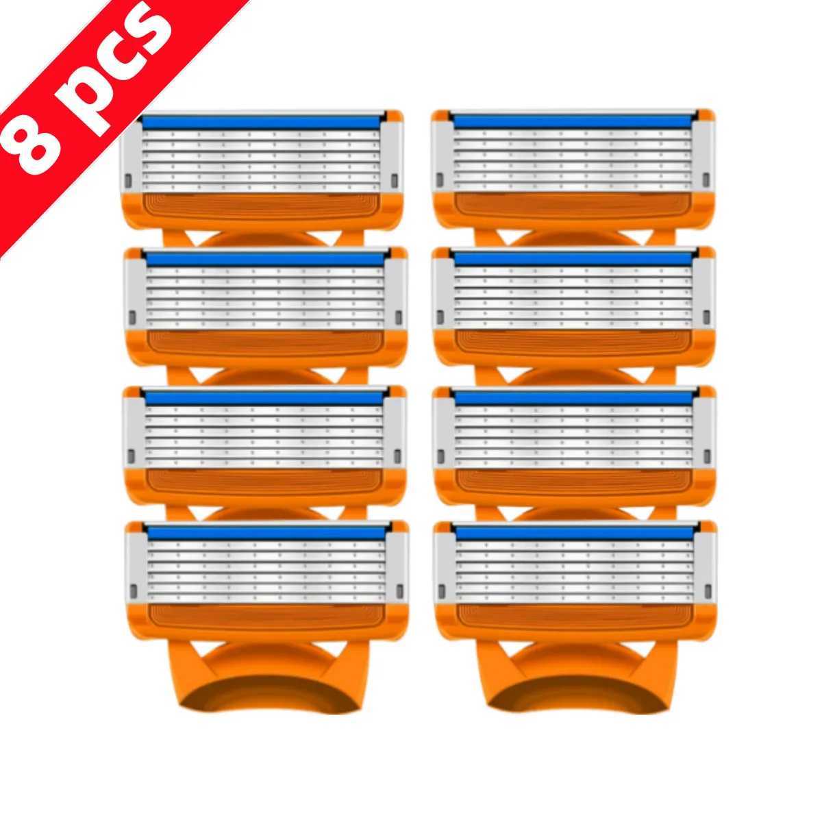 Original binding Razor for Men Face Hair Beard Shaving Manual Shaver Cassettes Replacement Razor Heads Replaceable cutter headXJ241116
