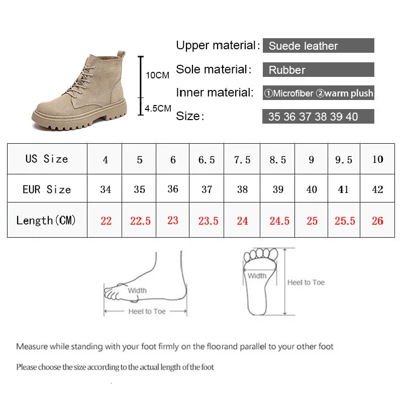 Smile Circle Ankle Boots suede womens flat short boots womens shoes fashionable autumn and winter boots 241115