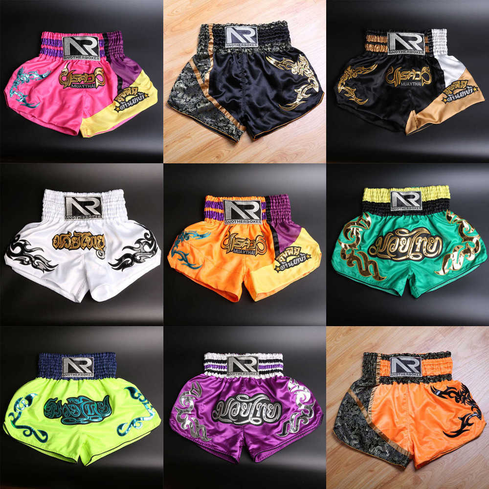 Mens Boxing Pants Printing MMA Shorts kickboxing Fight Grappling Short Tiger Muay Thai boxing shorts clothing sanda Kids shorts r5