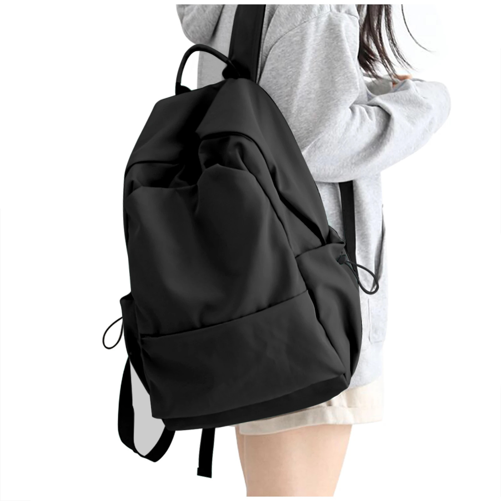 Lightweight spine care backpack for middle and high school students Backpacks for Teen Girls Preppy Casual Middle School Bag 241115