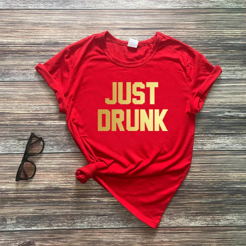 Just married T Shirt Aesthetic drunk Tshirt Women Ulzzang Wedding Bachelor Party Tops Lady ONeck oversized t shirt 240416