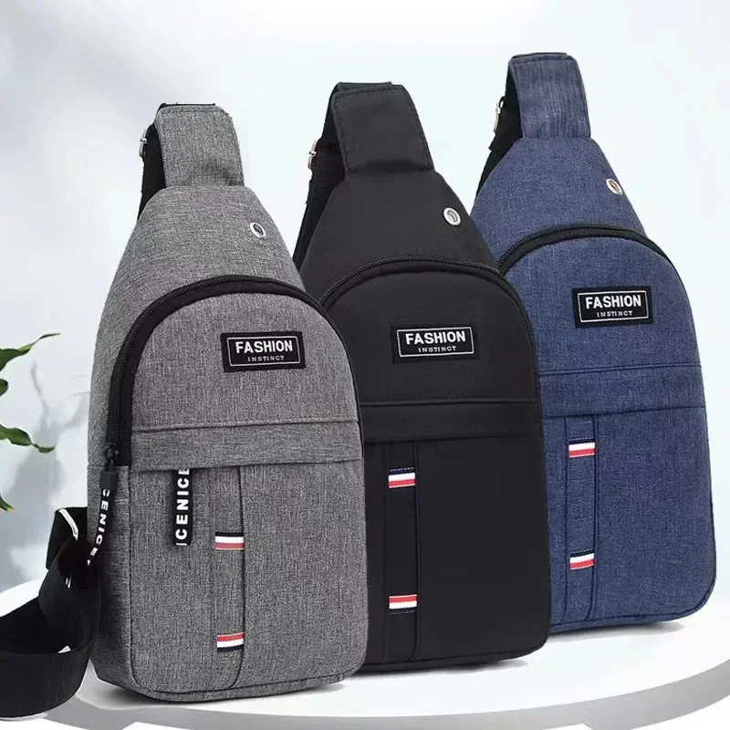 New Chest Designer Messenger Pack TLXT Simple Nylon Fashion Waterproof One Shoulder Crossbody Bag For Men