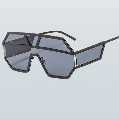 ALOZ MICC New One Piece Lens Sunglasses Women Oversized Square Sun Glasses Brand Designer Men Sun Glasses Shades UV400 A641