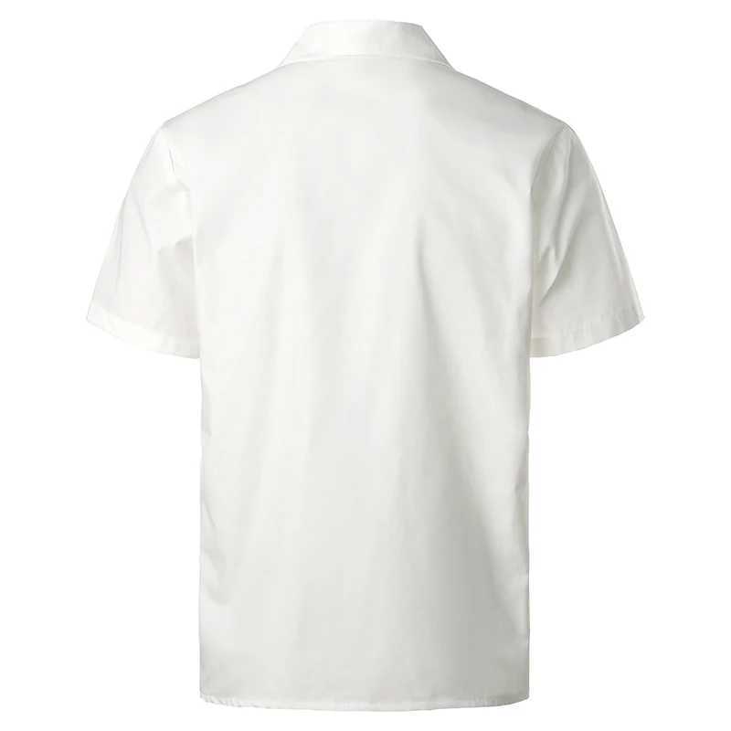 Men's Casual Shirts White Cuban Camp Guayabera Shirt Men Stylish Embroidered Woven Button-Down Mens Mexican Caribbean Style Beach 2XL 240416