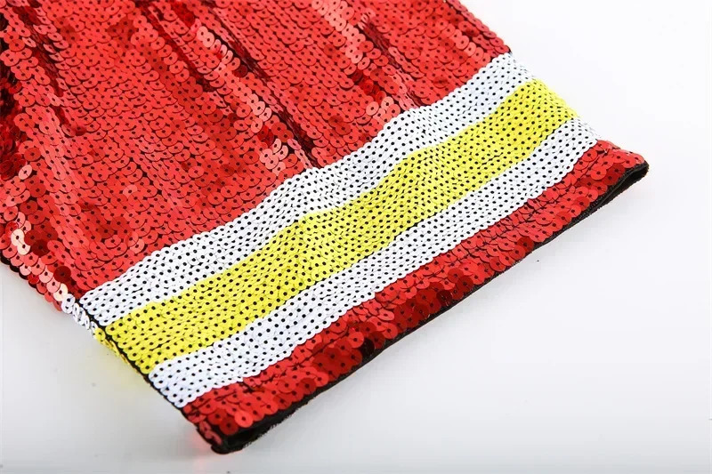 Summer high-quality short sleeved loose geometric letter womens clothing sequined street clothing nightclub hip-hop straight T-shirt 241115