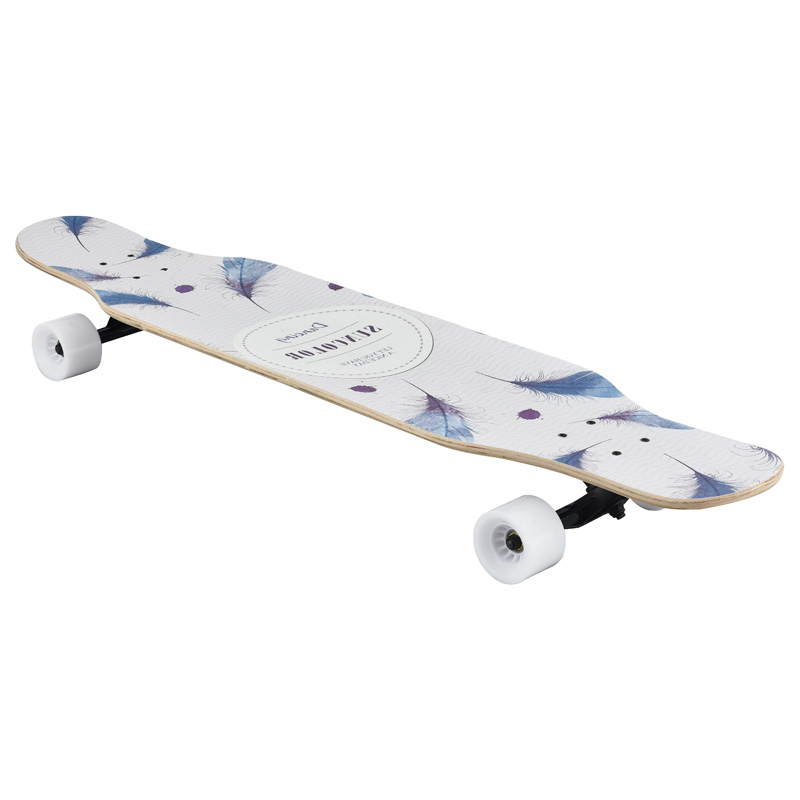 Skateboards rocket boards surfboards maple wear-resistant thickened boards PU wheels aluminium bracket adult children short boards mixed colours