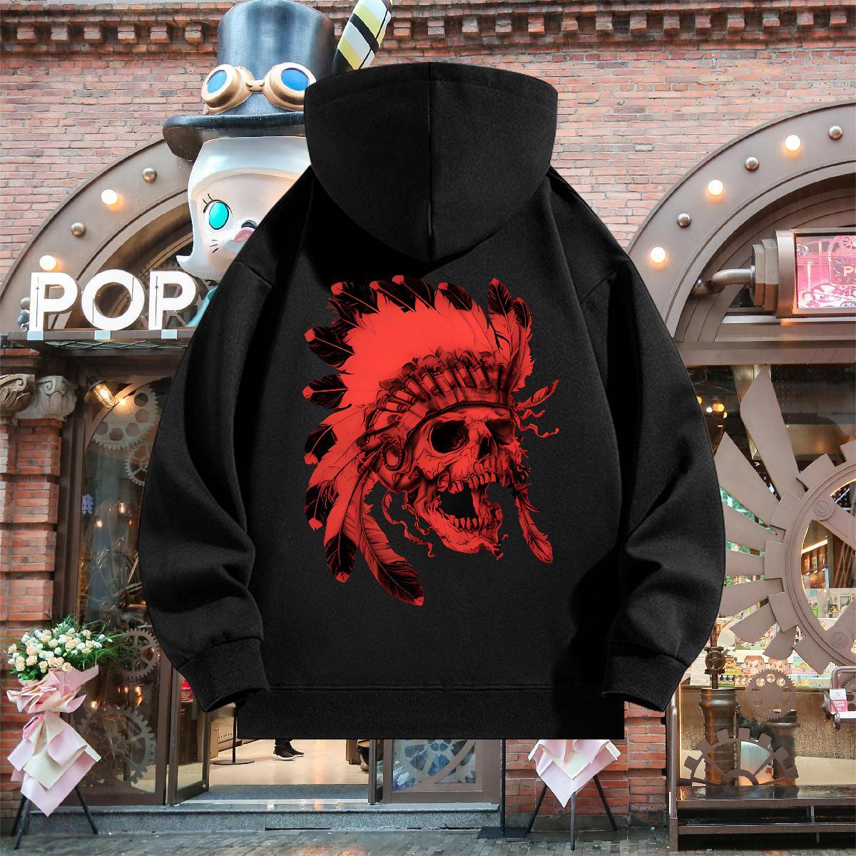 2024 Unisex Sweatshirts Breathable Drawstring Hoodie Popular Men Tops Hoodie Custom Printing Tops Pullover Hoodie Daily Outfit Cotton 350g