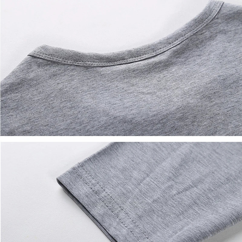 Men T Shirt Long Sleeve Cotton Spring Autumn Thermal Undershirt Armor Mens Shirts Full Round Neck Casual MenS Tee Plain White 241115