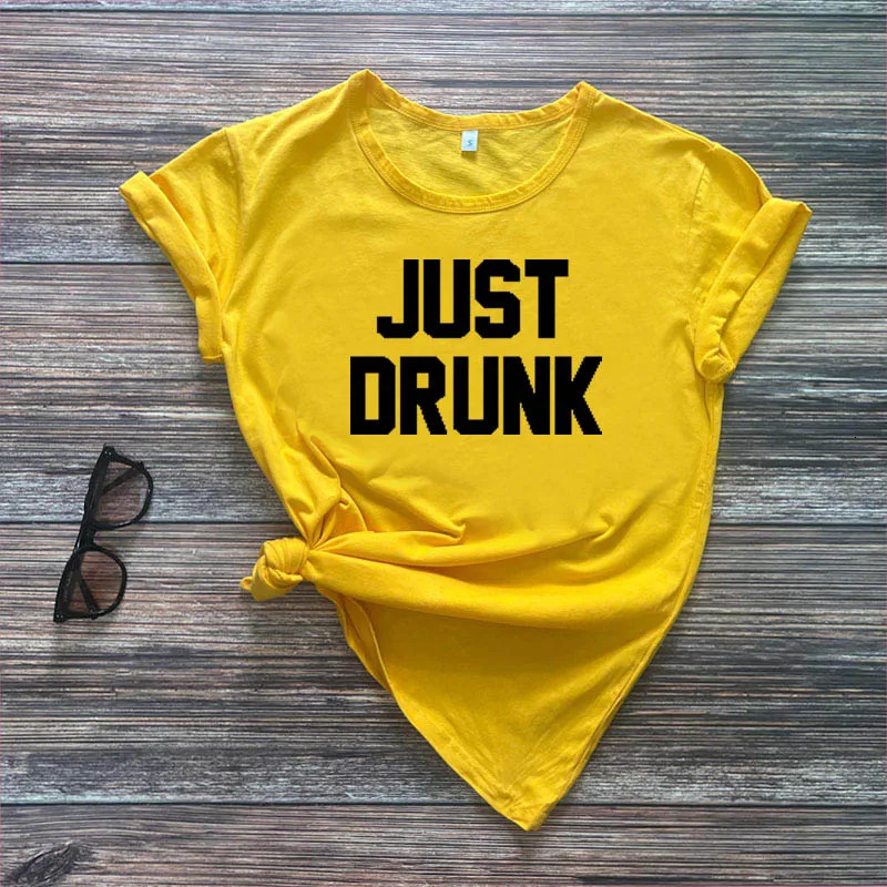 Just married T Shirt Aesthetic drunk Tshirt Women Ulzzang Wedding Bachelor Party Tops Lady ONeck oversized t shirt 240416
