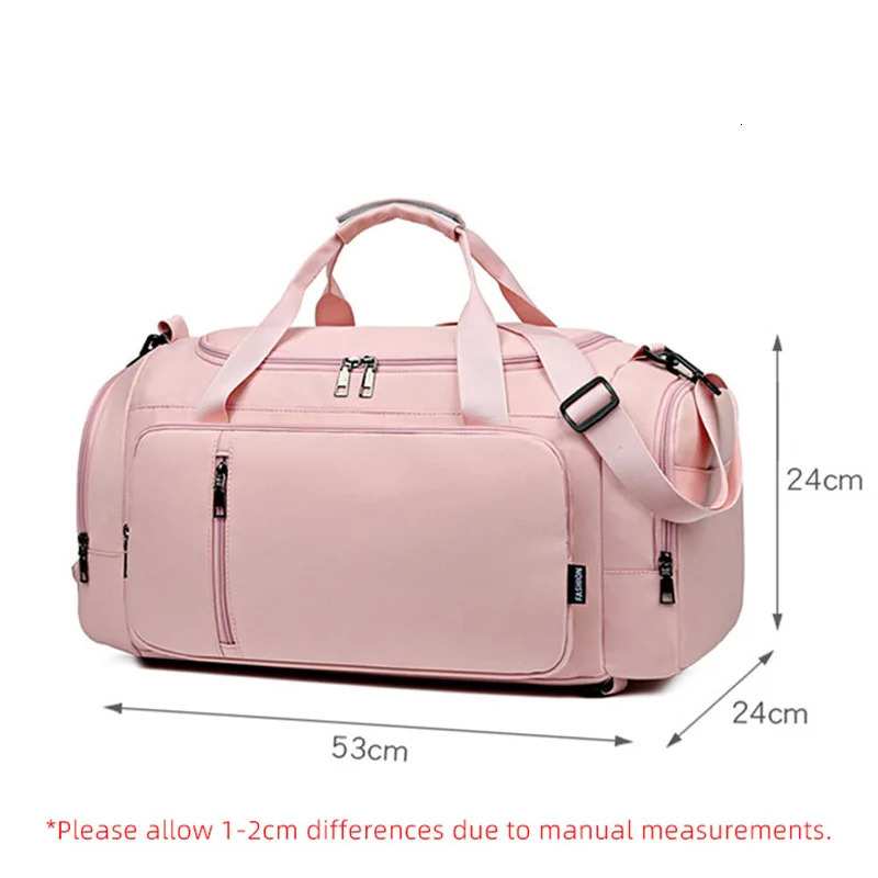 Fitness travel bag sports handbag womens wet and dry shoe pocket single shoulder cross body swimming yoga backpack backpack 241115