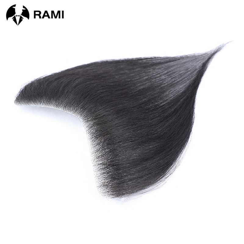 Men Hairline Toupee Natural Hairpiece For Man PU Front Toupee Wigs Remy Hair With Thin Skin Base Hairline Toupee 100% Human Hair 241115