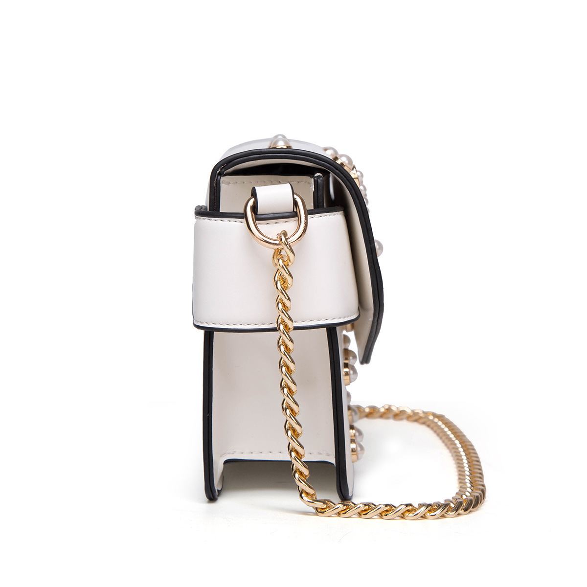 Women's Clothing Brand Leather Splicing Little Bee Fashion Designer Handbag Crossbody Bag