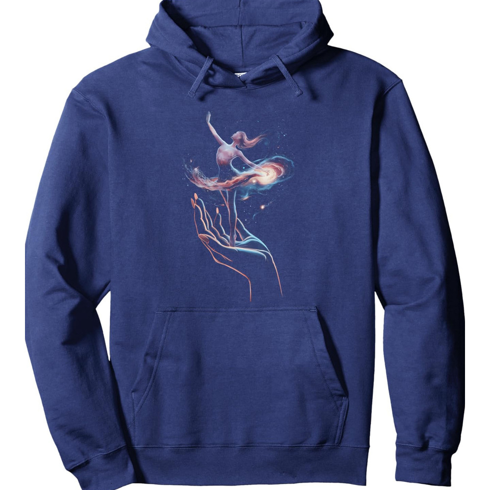 Hoodie for Mens Womens Ballet Dancer Galaxy Nebula Universe Space Gift Graphic Tees Pullover Hoodie Graphic Hoodies sweatshirt