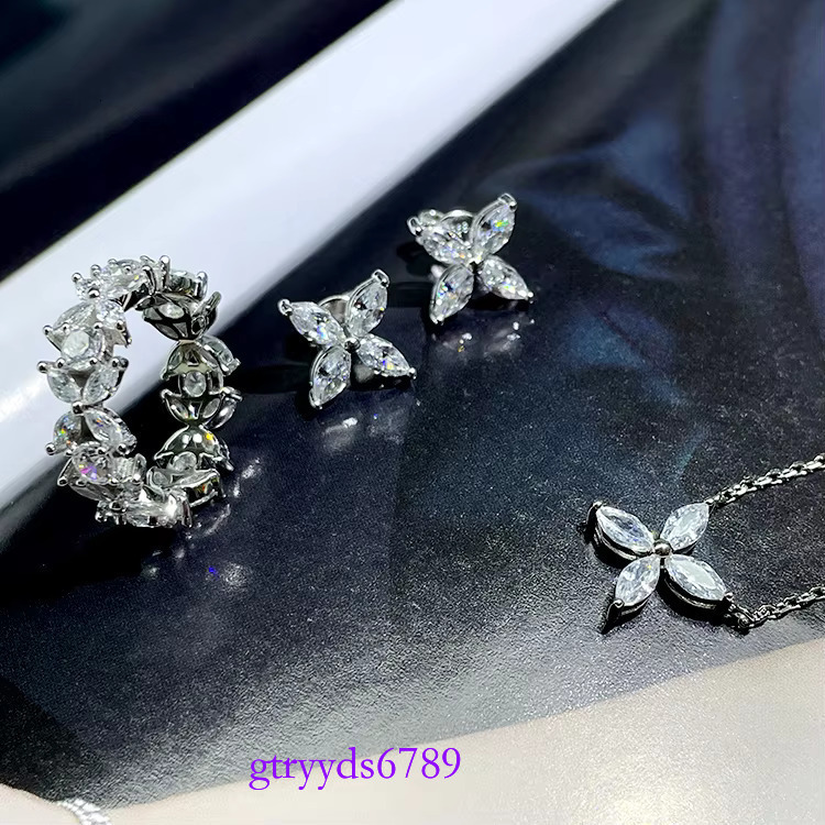Bg Sterg Sier Jewelry Engagement Ring wer Cubic Zircon CZ Baugette Dia Tennis Rings