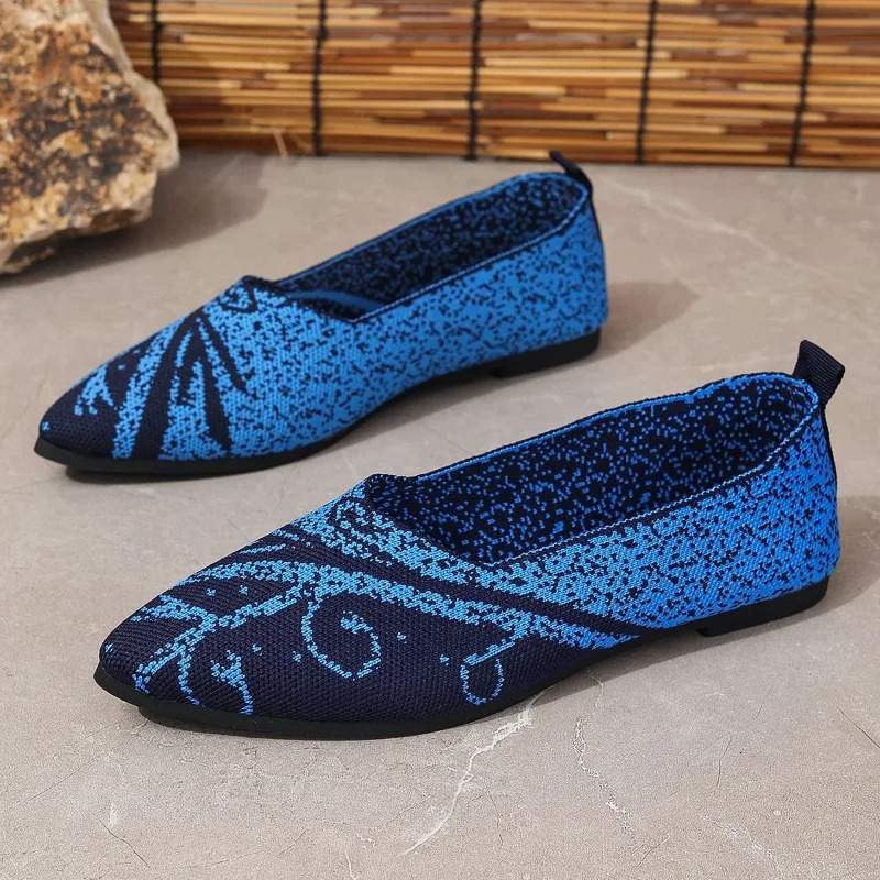 Womens single shoes summer flat corner mesh matching color Oxford shoes casual lightweight soft soled boat shoes 241115