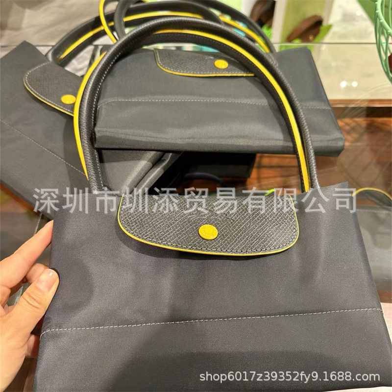 Designer Longxiang Tote Dumpling French Embroidery Classic Large Capacity Mommy Fashion Commuter Practical Shoulder Bun