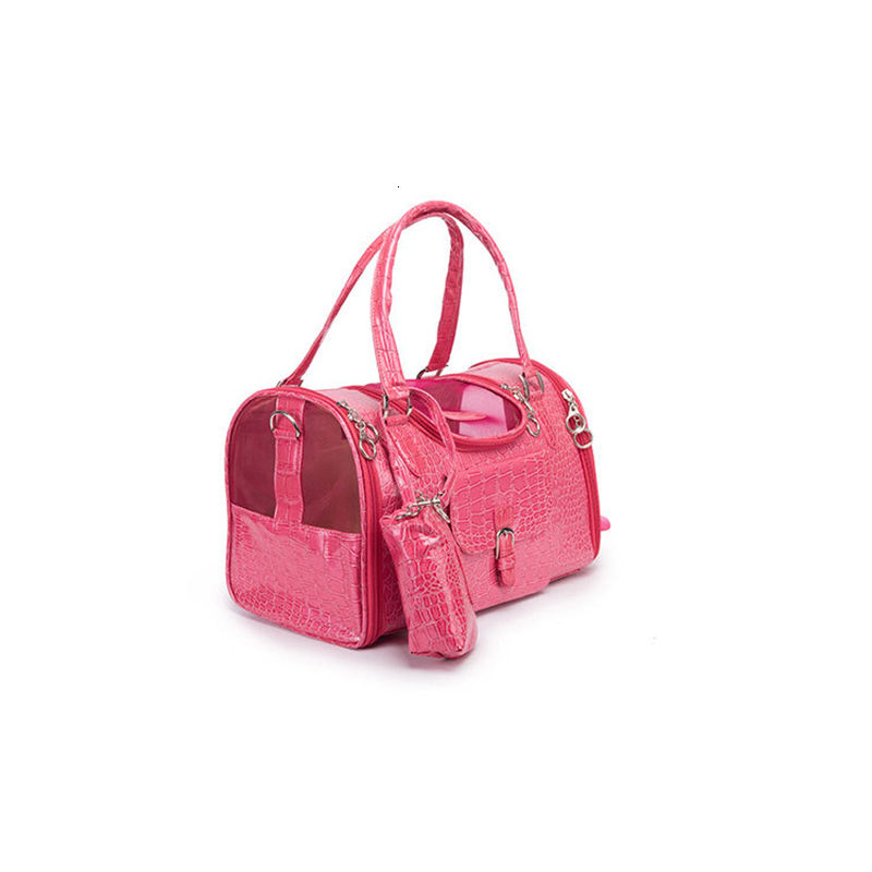Portable Outdoor Pet Cat Carrying Basket With Wallet New Leather Travel Handbag