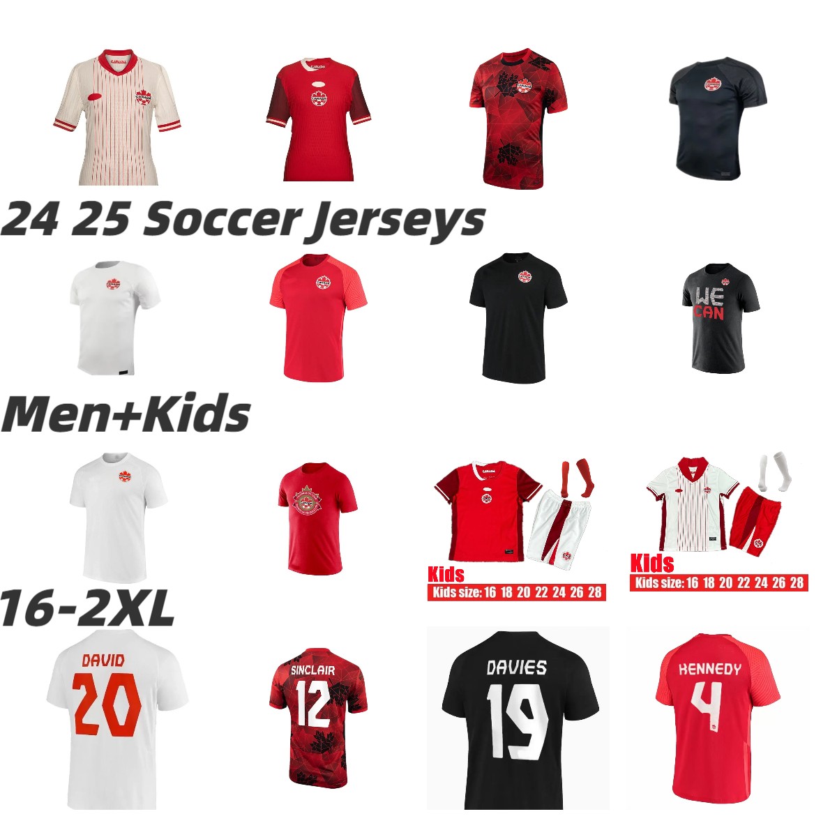 23 24 malta Canada Soccer Jersey national DAVIES J.DAVID team 2023 2024 UGBO LARIN CAVALLINI MILLAR EUSTAQUIO 2024 football shirt home away uniform maillots de futbol