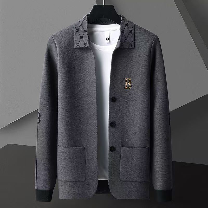 Men's Sweaters Warm Knitting Jackets Fall Winter Brand Knit Cashmere Cardigan Sweater Coats Mens Trendy Cardigans Jacket Men Clothes Plus Size