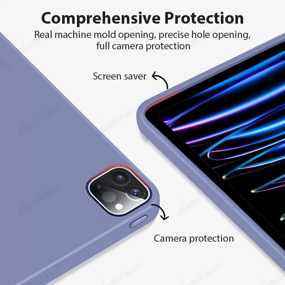 New Arrival For iPad Pro 11 13 M4 M2 12.9 10th 10 Generation Case For iPad Air 6 5 4 3 2 1 9th 8th 7th Gen 10.2 10.9 Mini 6 Funda 2024 Cover T250221