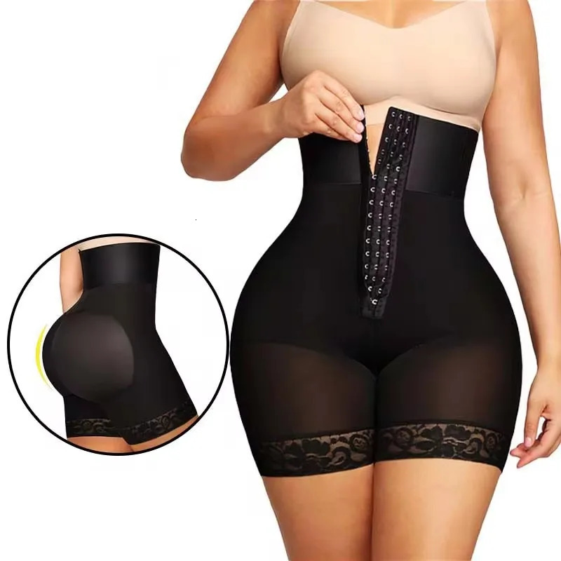 High Waist Trainer Slimming Sheath Corset Body Shaper BBL Control Panties Fajas Colombian Girdles Butt Lifter Shapewear 241115