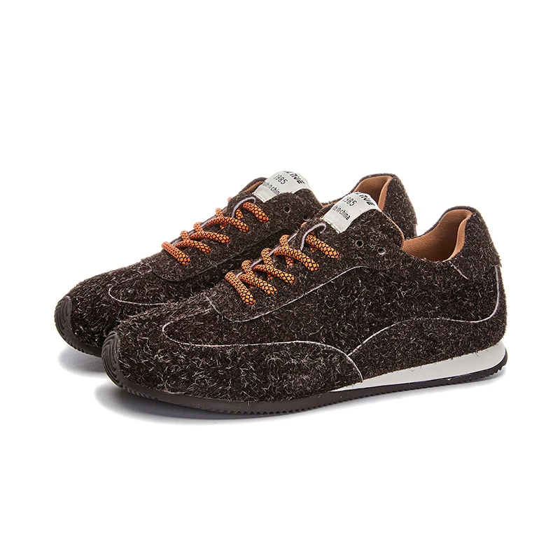 Snowflake Leather Women's German Training Shoes Non-slip Fashion Women's Sneakers Shoes Flat Bottom Casual Female Shoes