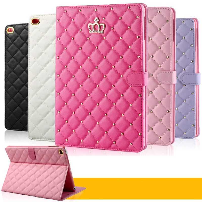 IPad Air Pro Tablet Case 2024 MINI 1 2 3 4 5 6 7 8 9 Tenth Generation 9.7 10.5 10.9 10.2 11 inch Crown Diamond Bracket Cover M241115