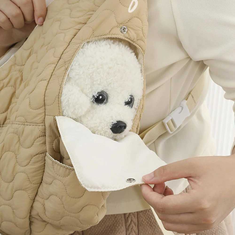 Dog Car Seat Covers Pets Carrier for Dogs Cats Winter Windproof Pet Bags Front Pack Travel Safe Bag Carrier Puppy Kitty Pet Accessories z241115