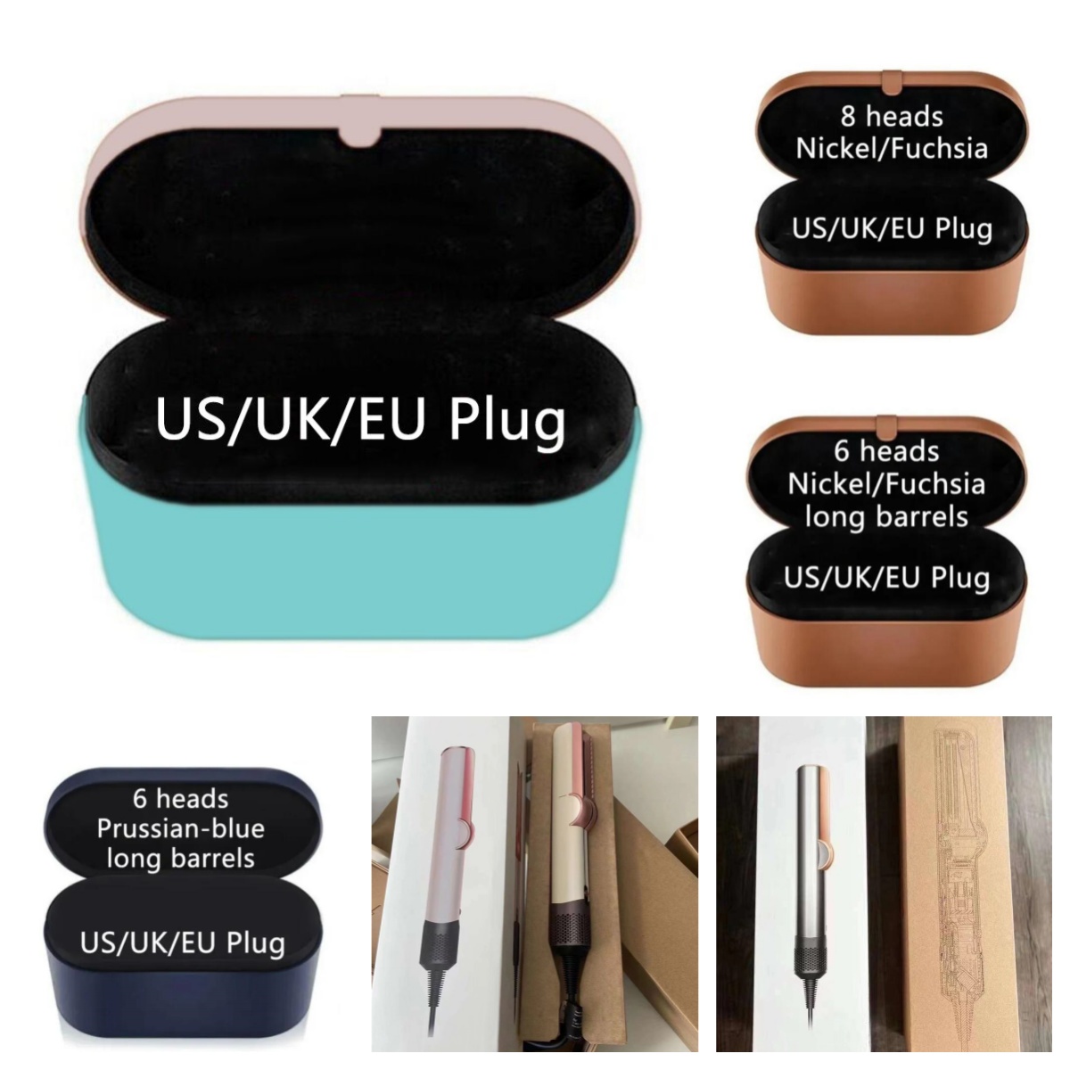 Hair Curler and Accessories Professional Salon Tools EU US UK Version Curling Iron for Normal Hair with Gift Box TOP