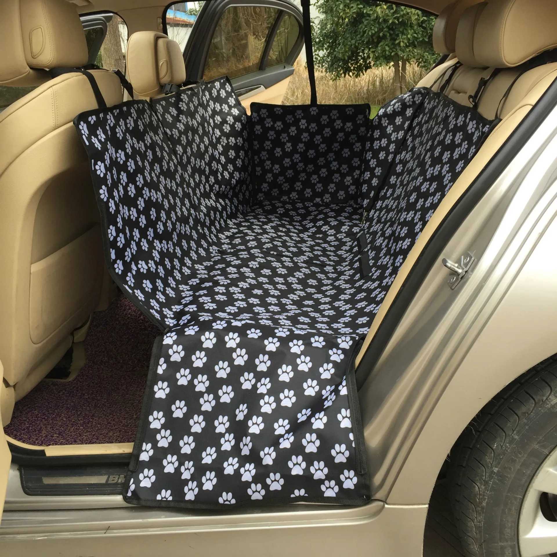 Dog Car Seat Covers Pet Pad Rear Seat Two Seater Pet Car Mat Waterproof Anti Scratch Pad Car Mat Waterproof Car Rear Animal Mat Auto Seat Covers z2411