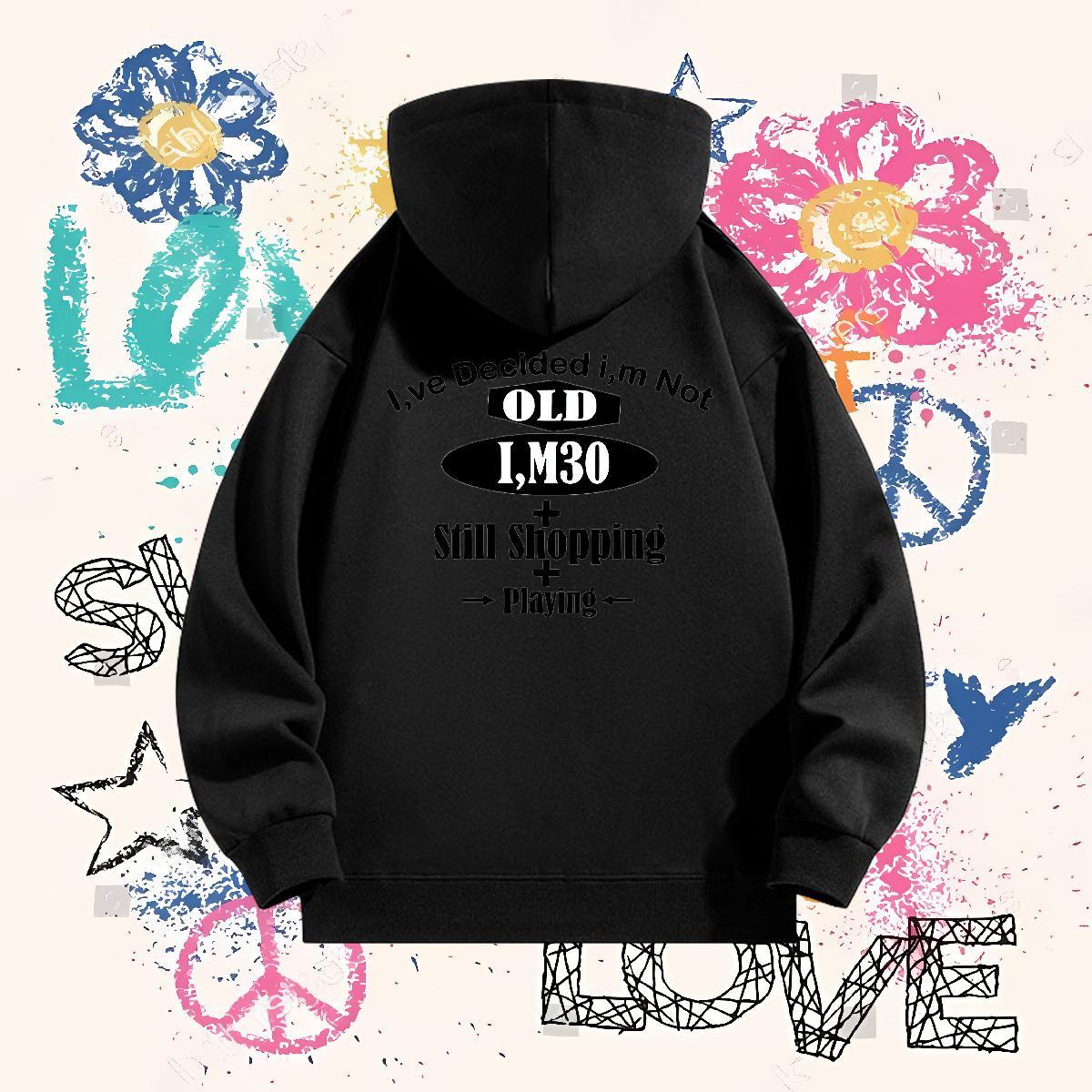 Custom Unisex Sweatshirts Hooded Collar Long Sleeves Comfortable Couples Hoodie Anime Print Tops Pullover Hoodie Autumn Winter Casual Warm Fleece