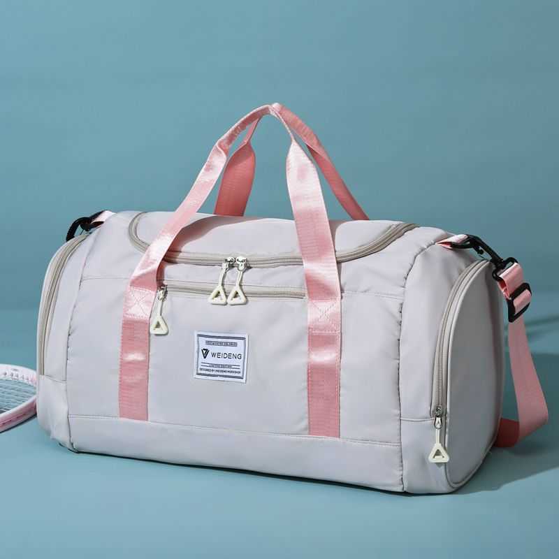 Sports and Fitness Bag Large Capacity Travel Handbag Oxford Cloth Clothing Luggage Bag Short Distance Travel Bag