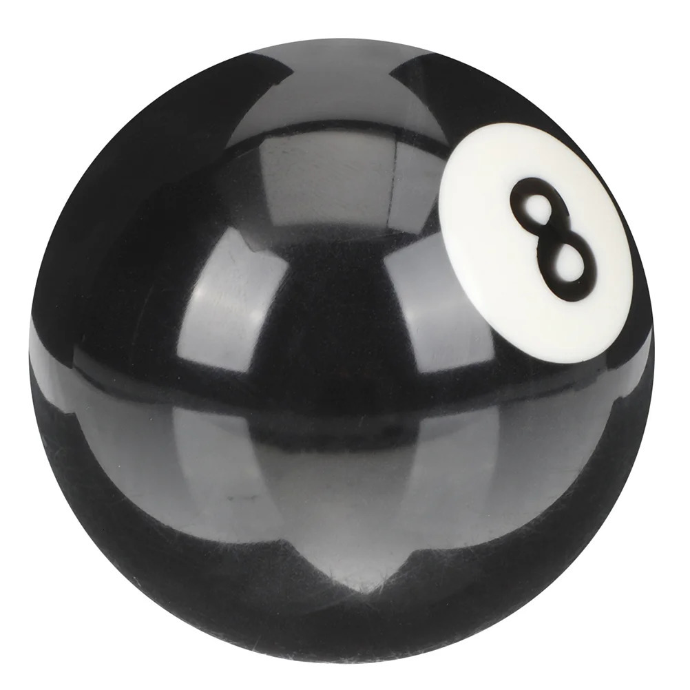 Billiards Black Eight Ball Replacement Pool Cue 8 Prop Wearresistant Resin American 241115