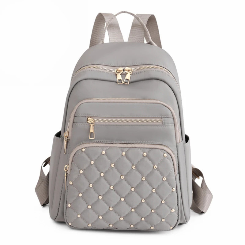 Fashion Bagpack Women High Quality Nylon Backpacks Female Big Travel Back Bag Large School Bags for Teenage Girls Shoulder Bag 241115