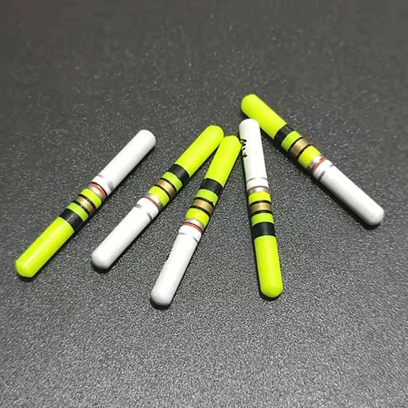 5 pieces/batch of fishing buoy light sticks green/red set suitable for CR322 battery LED luminous buoy night fishing gear accessories J489W241116