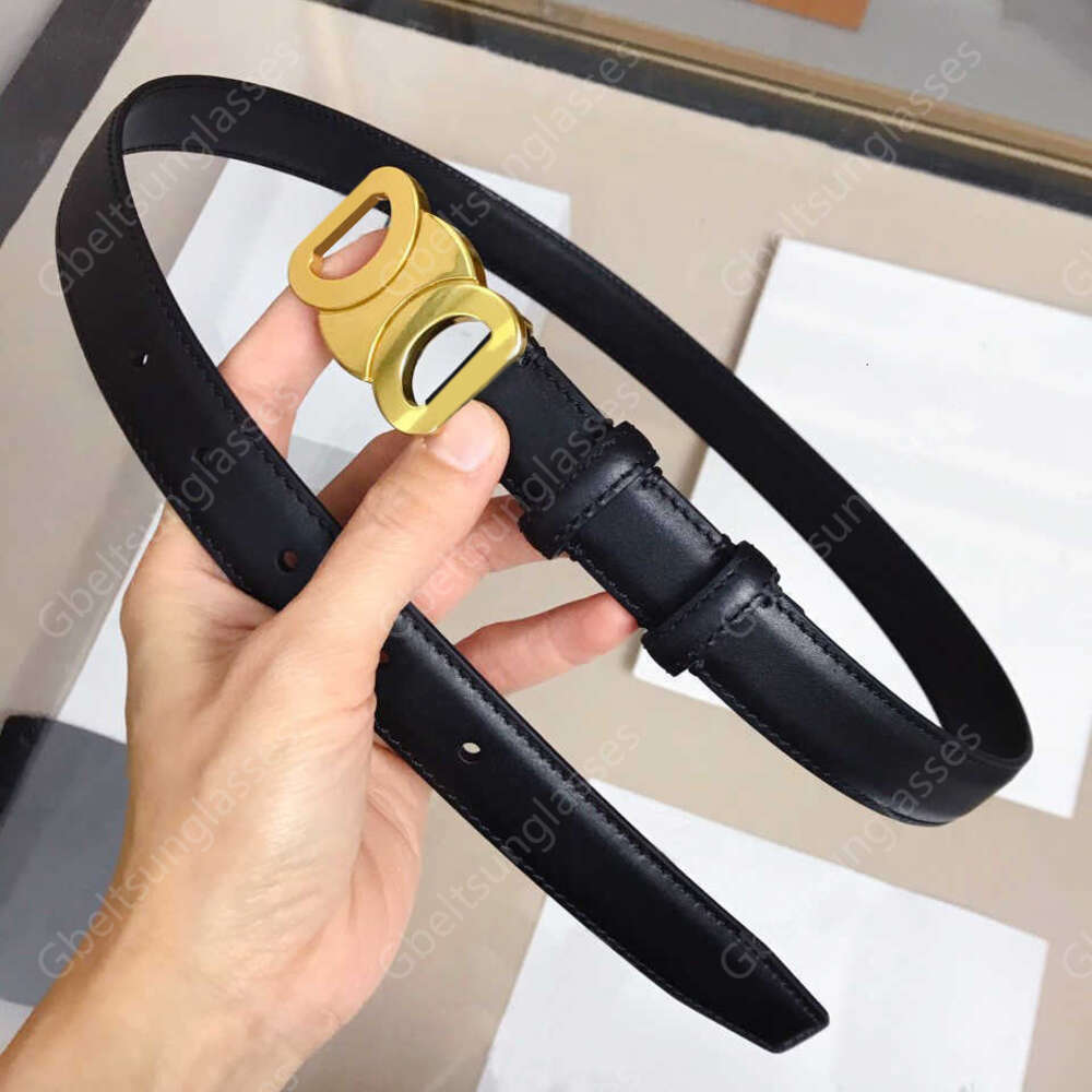 Luxury Shiny Gold Designer Belt Black Tan Genuine Leather Belts Shiny Gold Buckle Belt Rushed Cinturon Mujer Thin Waistband for Dresses Jeans AAA1.1